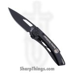 Case Cutlery - CA52110 - Tec X Harley-Davidson Dinero - Folding Knife - 400 Series Stainless Steel Black Drop Point - Stainless Steel - Black