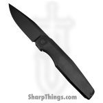 Vero Engineering - V-LU-DT-FK-1604-S - Lux Mini 3.3 - Folding Knife - M390 DLC Clip Point - Titanium - Black