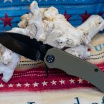 Medford Knife - MK001DPQ-10PV-TPCP-Q4 - 187 Flipper - PVD D2 G10 - OD Green