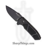 ProTech - LG407 - Les George SBR - Automatic Knife - S35VN Coated Drop Point - Aluminum - Black