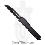 Microtech - 119W-1DLCTSH - Ultratech - OTF Auto - 119W-1DLCTSH Ultratech OTF Auto - 6061-T6 Aluminum - Black