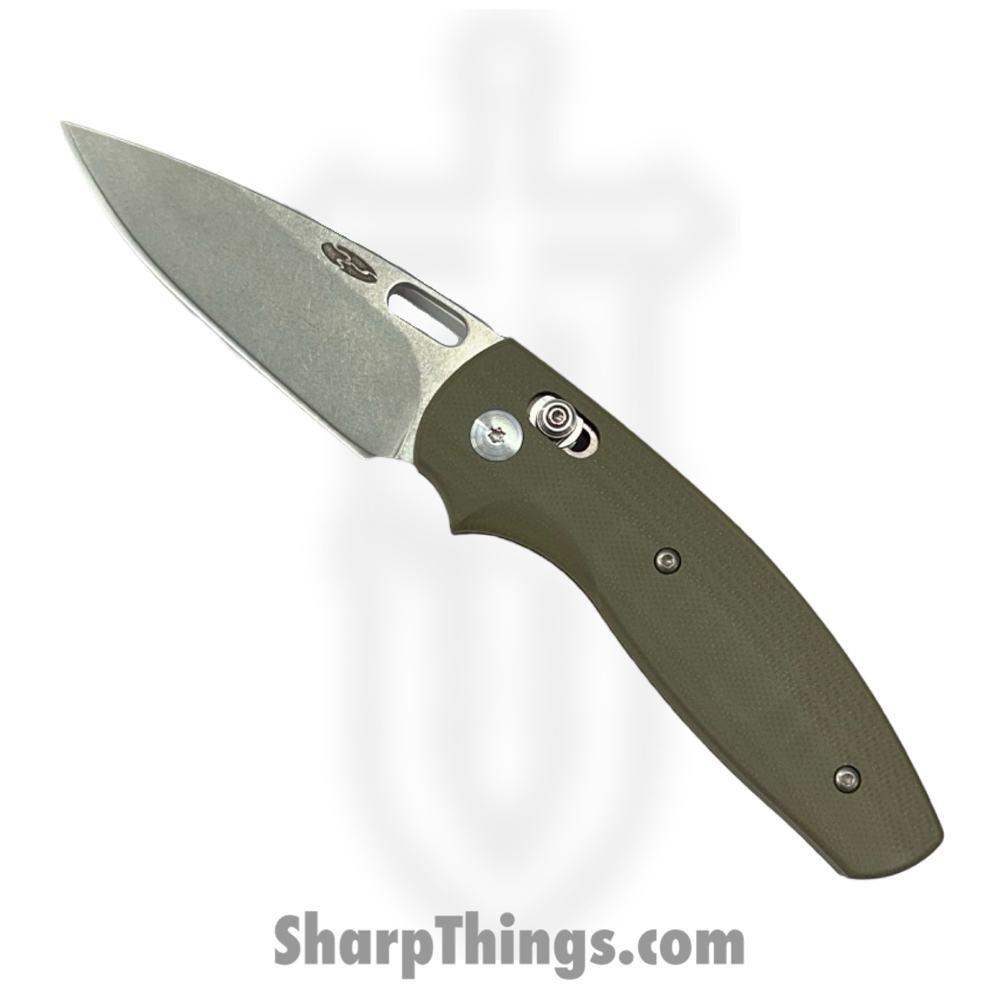 c2b23e7c-807d-492a-81e0-8de966fc46d7_DLRBD3DG10OD_1.jpg TRM - DLRBD3DG10OD - BullDog - Folding Knife - 20CV Stonewash Drop Point - G10 - OD Green - Image 1