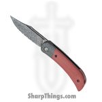 Civivi - C19010CDS4 - Appalachian Drifter Linerlock - Damascus - G-10 -Burgundy