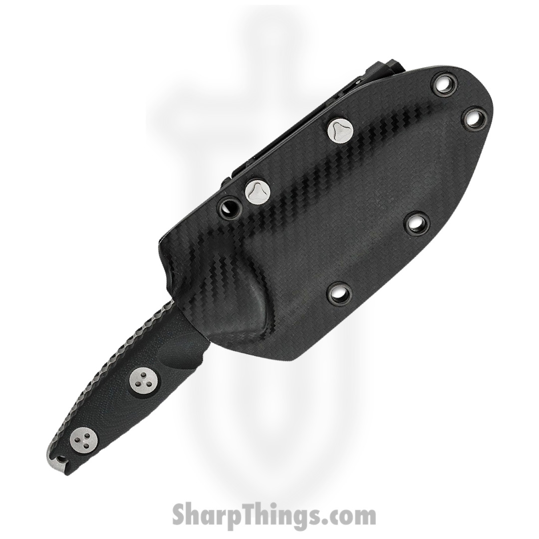 c36b3318-a391-4758-b95c-21ec6391a46e_114M-11AP_12.jpg Microtech - 114M-11AP - Mini Socom Alpha - Fixed Blade Knife - Elmax, M390, 204P Apocalyptic Tanto - G10 - Black - Image 1