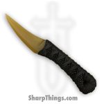 Revenant Corps - RCGKLLG01LG - Grackle Lager - Fixed Blade Knife - All G-10 - Tsukomaki and Rayskin Wrap - Yellow