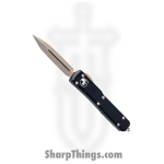 Microtech - 122-13 - Ultratech - OTF Auto - Elmax, M390, 204P Bronze Dagger - 6061-T6 Aluminum - Black