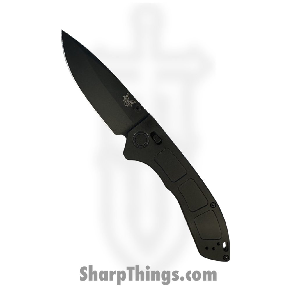 c89735fb-b882-4319-8ee2-d6c96ee599fd_748BK-01_1.jpg Benchmade - 748BK-01 - Narrows Black - Folding Knife - M390 DLC Drop Point - DLC Titanium - Black - Image 1