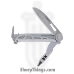 Gerber - G1728 - Armbar Slim Cut - Folding Knife - Stainless Steel Stonewash Sheepsfoot - Aluminum - Onyx