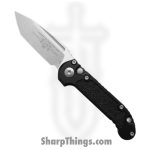 Microtech - 1136-10 - L.U.D.T. Gen III - Automatic Knife - M390MK Stonewash Tanto - Aluminum - Black