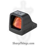 Olight - OLTOSIGHTRD - Osight 3 Red MOA with Magnetic Charging Cover - Aluminum - Black