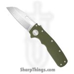 Demko Knives - DEM19233 - Shark Cub - Folding Knife - CPM 20CV Stonewash Spear Point - G10 - OD Green