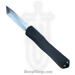 Heretic Knives - H031-2A - Manticore X - OTF Auto - Magnacut Stonewash Tanto - 6061-T6 Aluminum - Black