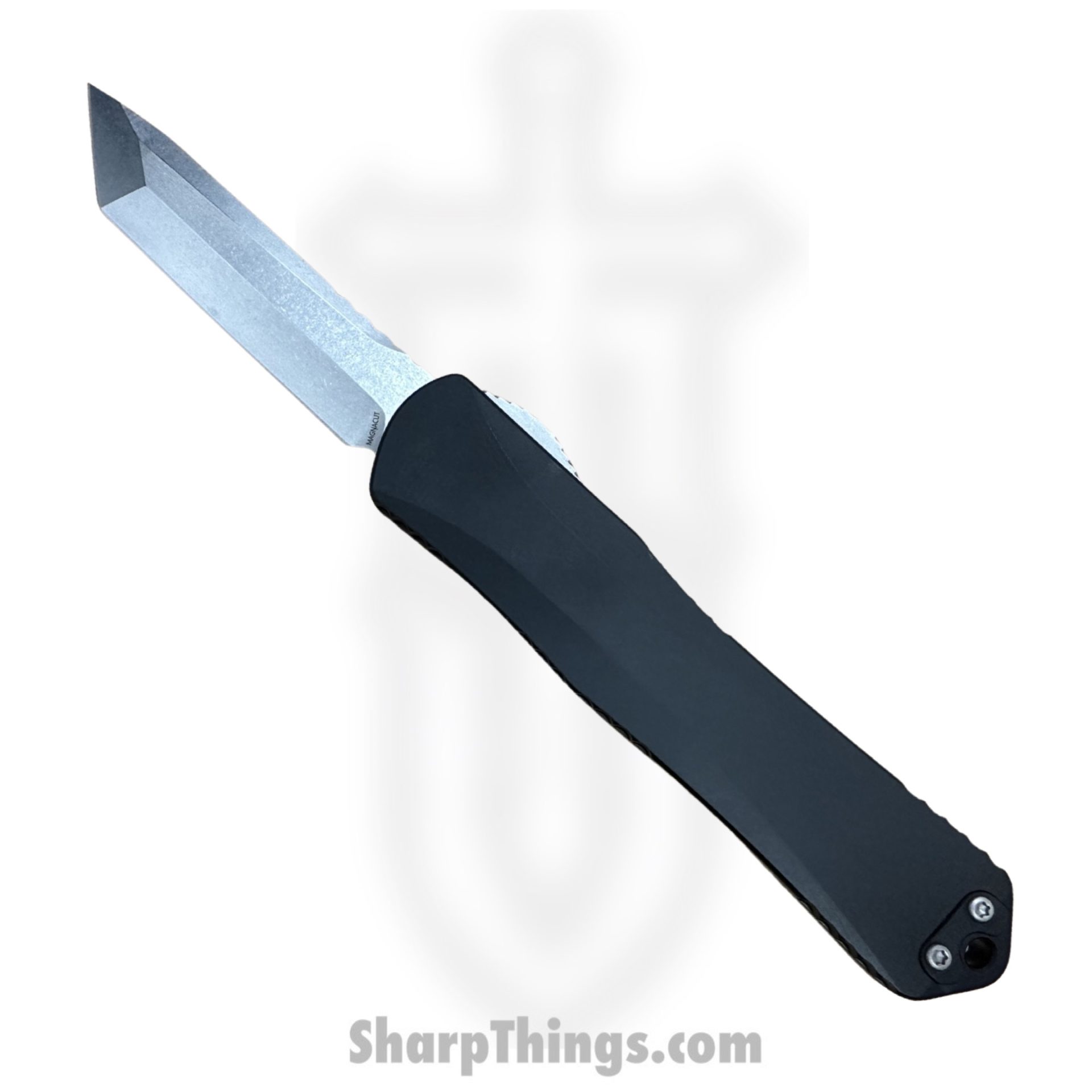 cae2ebbe-445b-4c8d-a825-e8969522b3c2_H031-2A_1.jpg Heretic Knives - H031-2A - Manticore X - OTF Auto - Magnacut Stonewash Tanto - 6061-T6 Aluminum - Black - Image 1