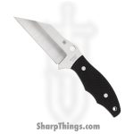 Spyderco - SCFB09GP2 - Ronin 2 - Fixed Blade Knife - CTS-BD1 Satin Wharncliffe - G10 - Black