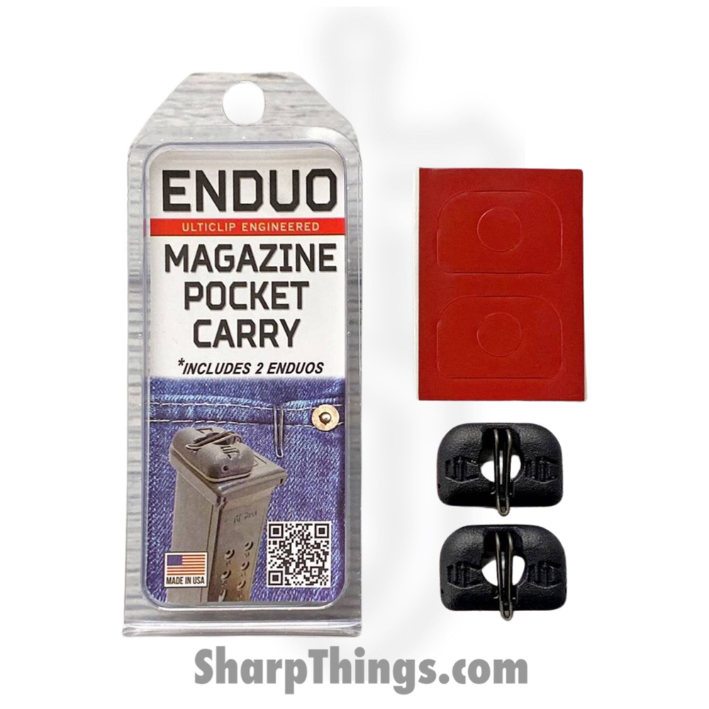 ce351460-7c00-44e6-bbe4-e6596e8fc4ee_ENDUO-D_1.jpg ULTICLIP - ENDUO-D - Enduo Magazine Pocket Carry - Steel - Black - Image 1