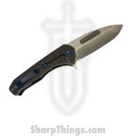 Medford Knife - MKFF206STD-44TM-T2C2-Q4 - Praetorian Swift FL Drop Point Flipper - S35VN - Blue