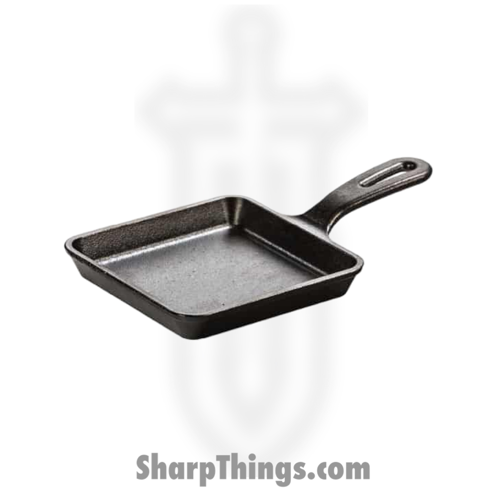 ce9aee8c-2def-4721-a30e-b3d68016e329_L5WS3_1.jpg Lodge - L5WS3 - 5.5 Inch Square Cast Iron Skillet - Black - Image 1