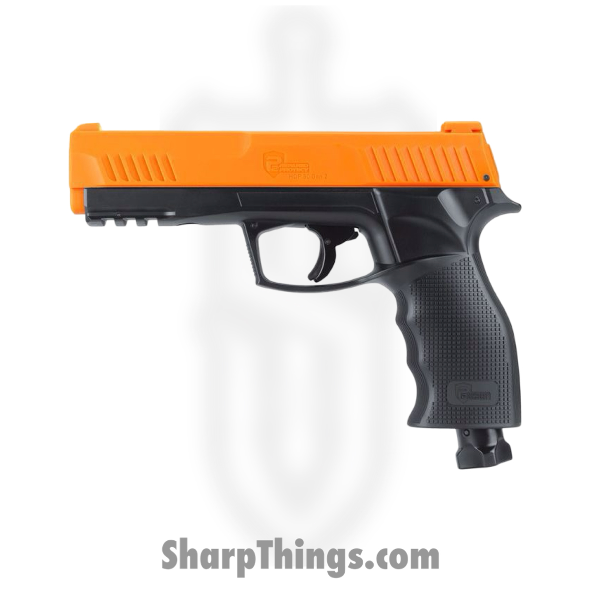 ceab4ecf-5e4a-42c3-994f-11db3a97a302_2292325_1.jpg Umarex - 2292325 - P2P HDP 50 GEN 2 .50 CAL (Pepper and Rubber) - Orange Black - Image 1