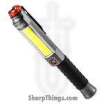 NEBO - NEB-FLT-1033 - Big Larry 600 -Rechargeable Work Light with Clip and Magnetic Base - Gray
