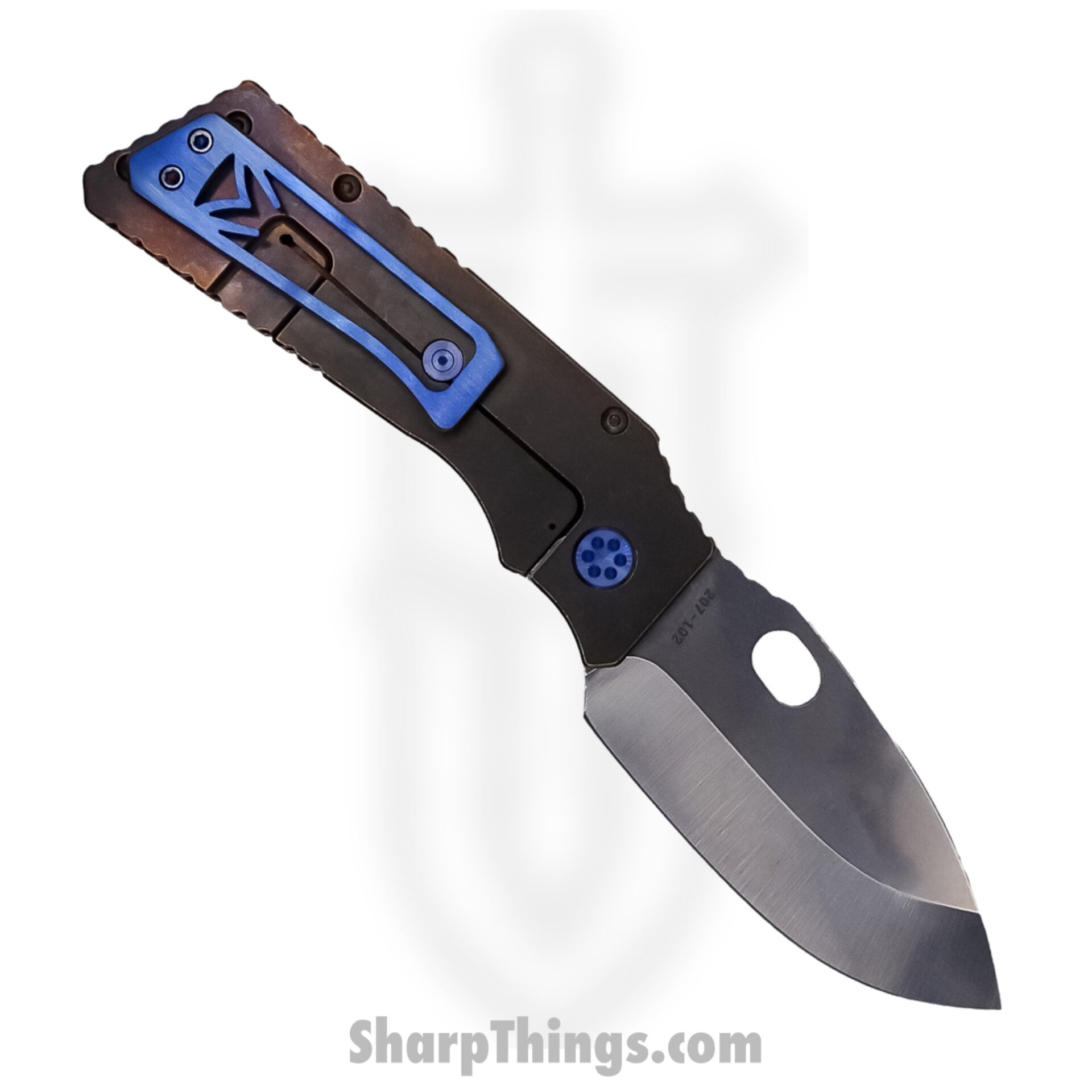 ceb7c708-1a12-43d9-a54b-436e80eea859_MK014STQ-36A1-T2C2-Q4_1.jpg Medford Knife - MK014STQ-36A1-T2C2-Q4 - TFF-1 Tactical Fighting Folder Knife - S35VN Tumbled - Bronze "Full-Color American Flag" - Image 1