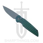 ProTech - TR-3 Green - Tactial Response 3 - Automatic Knife - 154CM Blasted Drop Point - Aluminum - Green