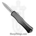 Microtech - 1702-10 - Hera II - OTF Auto - M390MK Stonewash Dagger - 6061-T6 Aluminum - Black