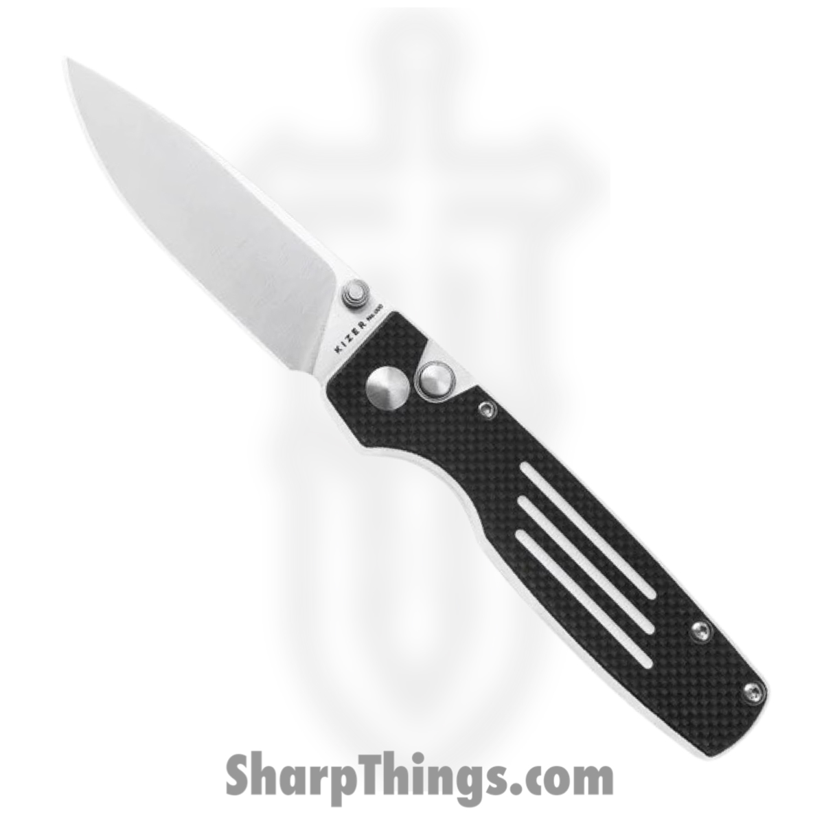 cf69ad92-ede1-4630-84a5-c8bbcf363c7e_KIV3605C2_1.jpg Kizer Cutlery - KIV3605C2 - Original - Folding Knife - 154CM Satin Drop Point - G10 - Black - Image 1