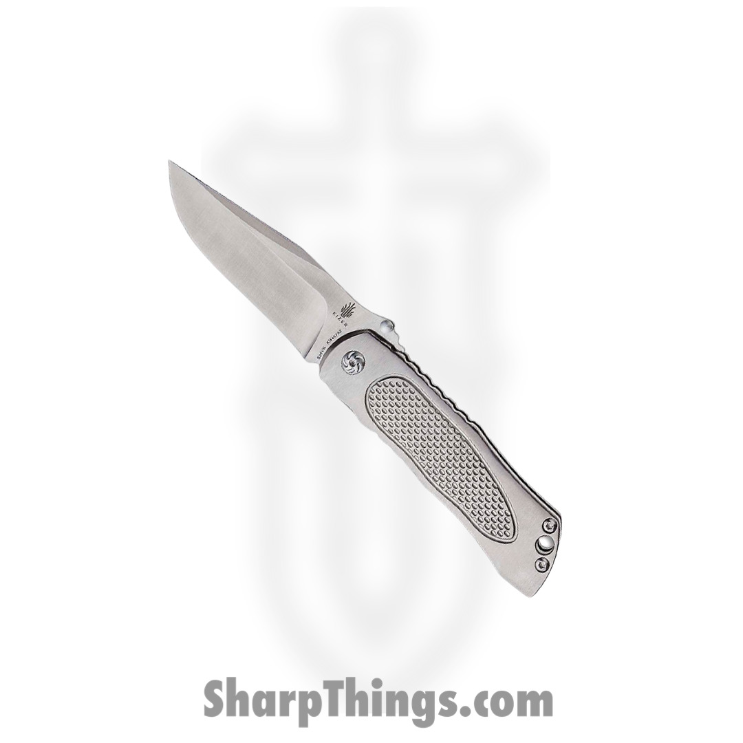 cf752707-da91-45b3-bc1c-977278556caf_KI4497A2_1.jpg Kizer Cutlery - KI4497A2 - Wakulla - Folding Knife - KI4497A2 Wakulla Folding Knife - 6AL4V Titanium - Gray - Image 1
