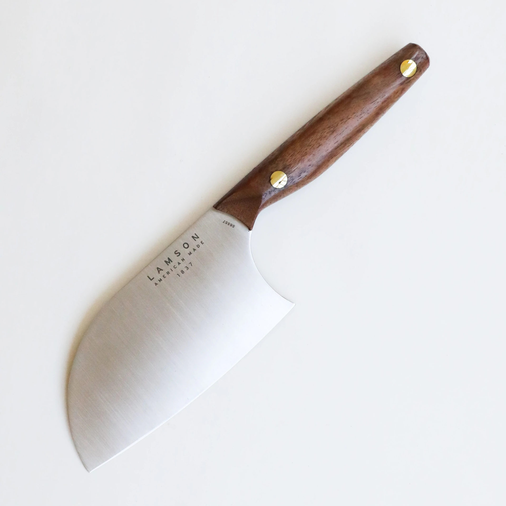 d02614aa-ff52-4cc3-a078-3628d67e92c7_56557_1.jpg Lamson - 56557 - 6" Sall Vintage Chinese Santoku Cleaver - Walnut - Image 1