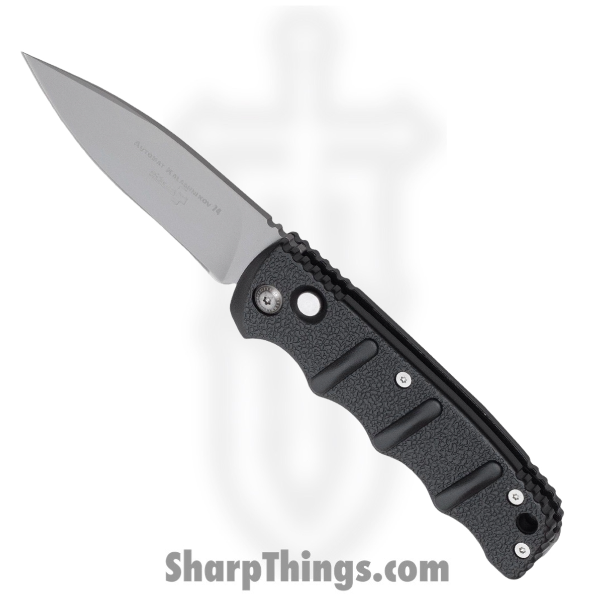 d0505283-fb13-4017-a369-6cb226083b0d_BOP01KALS74N_1.jpg Boker Plus - BOP01KALS74N - Kalashnikov - Folding Knife - AUS-8 Blasted Clip Point - Aluminum - Black - Image 1