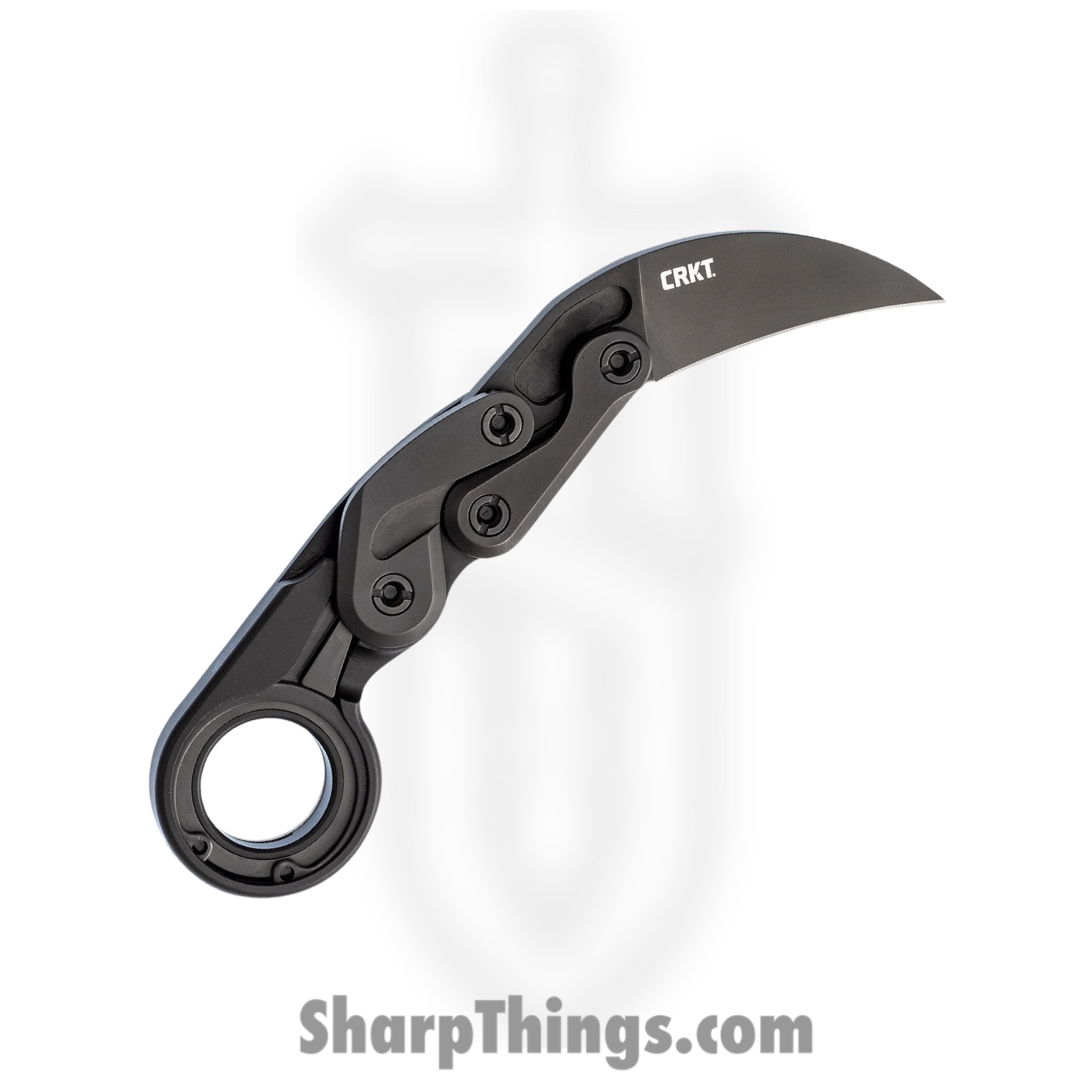d076f8ab-b13e-4f02-ae60-9c68aa1a8109_4040_1-scaled-1.png CRKT - 4040 - Provoke Kinematic - Folding Knife - D2 Black TiNi Hawkbill - 6061-T6 Aluminum - Black - Image 1
