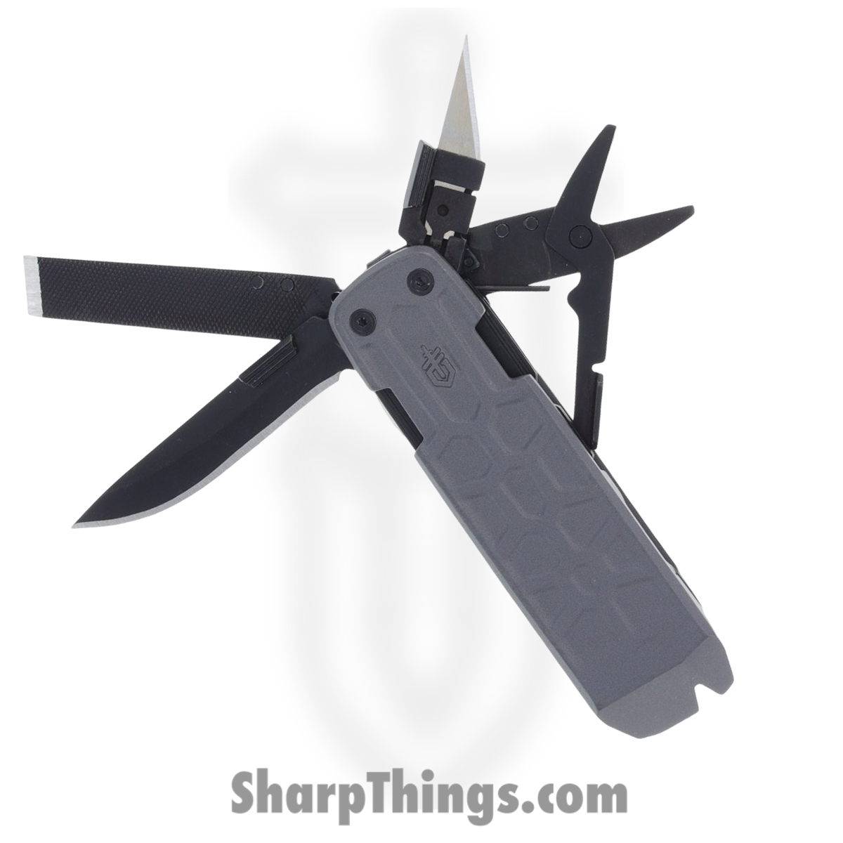 d08ed2f1-f561-435a-aa2e-c09fc1313120_G1593_1.jpg Gerber - G1593 - Lockdown Pry Multi Function Knife - Stainless Coated - Aluminum - Grey - Image 1