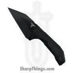 Takumitak - TKF3S09 - Sparky - Fixed Blade Knife - 3Cr13 SS Coated Wharncliffe - FRN - Black/ Coyote Tan