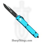 Microtech - 121-1TQ - Ultratech - OTF Auto - 121-1TQ Ultratech OTF Auto - 6061-T6 Aluminum - Turquoise