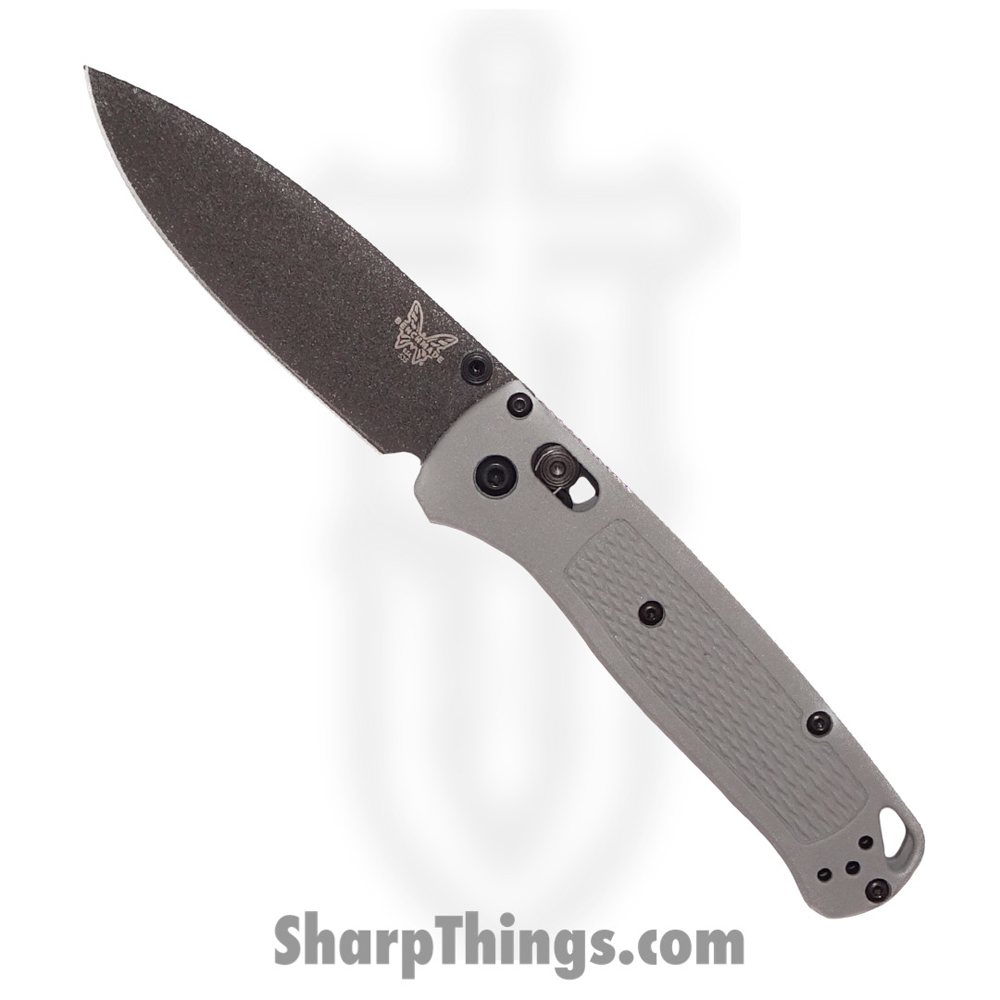 d108199d-4cfc-4625-81aa-5b1a5686c63f_535BK-08_1.jpg Benchmade - 535BK-08 - Bugout - Folding Knife - S30V Cobalt Black Cerakote Drop Point - Grivory - Storm Gray - Image 1