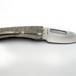Medford Knife - MK033SSTD-01TM-TSCB-Q4 - Midi Marauder Drop Point - S35VN Titanium - Diamond Plate