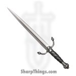 Cold Steel - CS88CLMD - Colichemarde - Fixed Blade Knife - 1060 HC Satin Dagger - Steel - Black