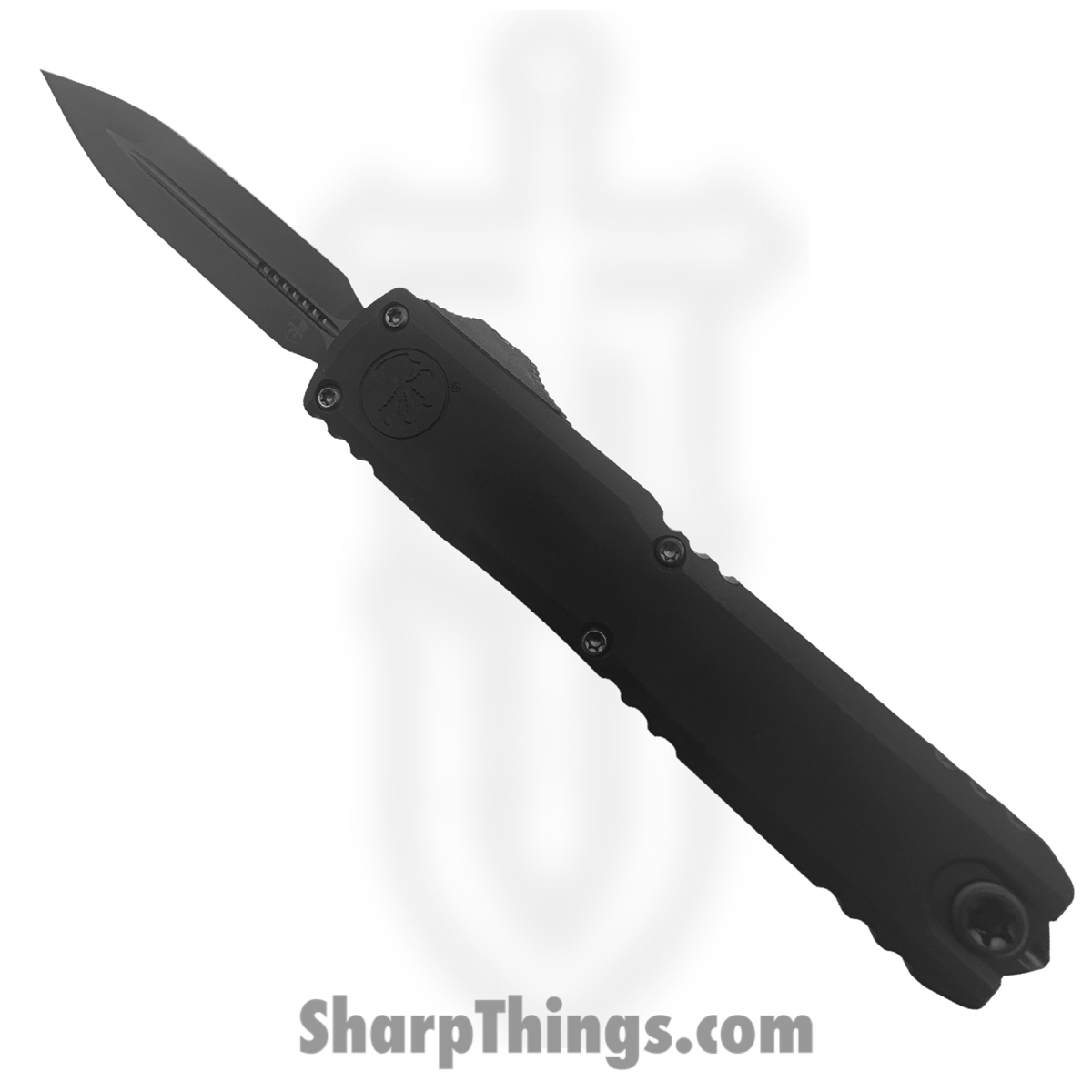 d1de4638-f0b0-4ee2-b0dd-be674dfde993_1122-1DLCTSH_1.jpg Microtech - 1122-1DLCTSH - Ultratech Gen III ZBP Shadow - Automatic Knife - M390MK DLC D/E - 6061-T6 Aluminum - Black - Image 1