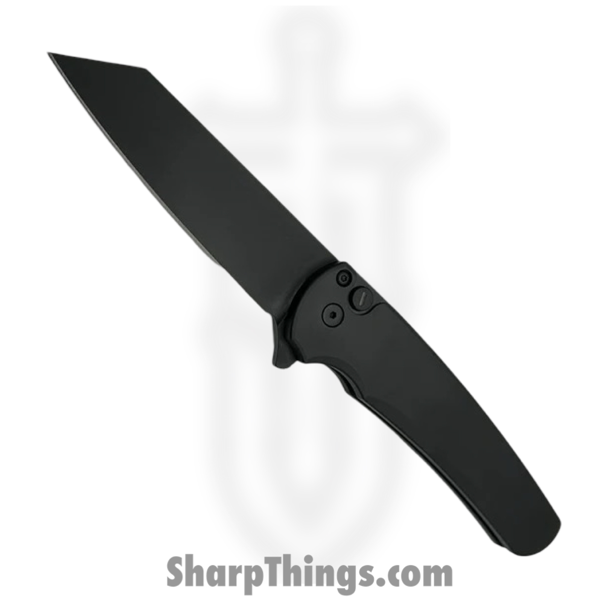 d20395a0-038e-4695-afda-037402d7fcb5_5403-OPERATOR_1.jpg ProTech - 5403-OPERATOR - Malibu Operator - Folding Knife - CPM MagnaCut Coated Reverse Tanto - 7075 Aluminum - Black - Image 1