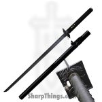 Ten Ryu - TR-017BD - Ninja Sword - Damascus - Black