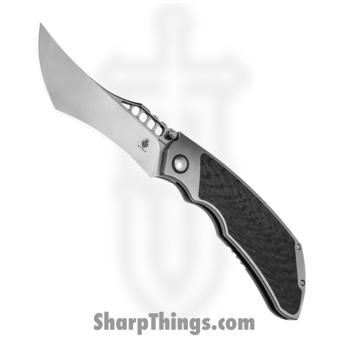 d35a5a13-1ff5-4f12-916a-c8c7c6fd6ee8_KI4642A1_1.jpg Kizer Cutlery - KI4642A1 - Huntsmen - Folding Knife - S35VN Satin Tanto - Titanium Carbon Fiber - Black Gray - Image 1