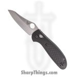 Benchmade - 555-S30V - Mini Griptilian - Folding Knife - S30V Satin Modified Sheepsfoot - Noryl GTX - Black