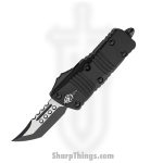 Microtech - 819-1TS - Mini Troodon Siganture Series - OTF Auto - 819-1TS Mini Troodon Siganture Series OTF Auto - 6061-T6 Aluminum - Black