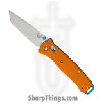 Benchmade - 537-2301 - SHOT Show Exclusive – Bailout - Folding Knife - CPM 3V Satin Tanto - Aluminum - Orange