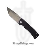 Chaves Knives - CU229TNBKKS - Redencion 229 Lee Williams Kickstop - Folding Knife - M390 Stonewash Tanto - G10 and Titanium - Black