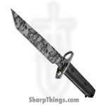 Shadow Ops - YF-01-SL - Undead AR-15 Bayonet - Fixed Blade Knife - Forged Steel Tanto - ABS - Black