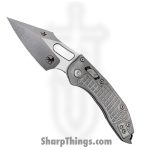 Microtech - 169RL-10APFRMS1 - Stitch - Folding Knife - M390 Apocalyptic Wharncliffe - Frag Titanium - Apocalyptic