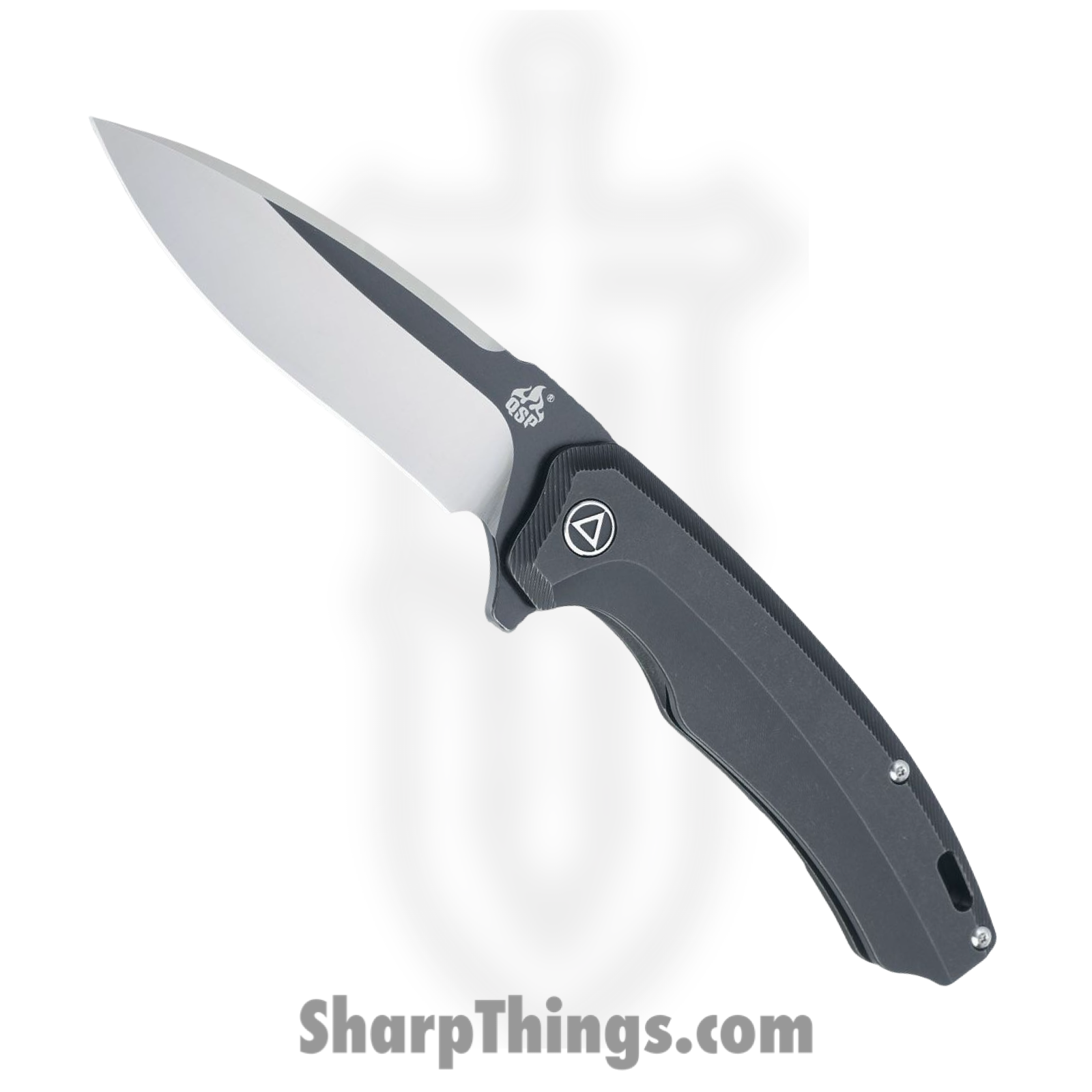 d531b0b2-4b32-4742-8af9-086d0e7250ca_QS116Dii_1.png QSP - QS116Dii - Woodpecker II - Folding Knife - M390 Two Tone Drop Point - Titanium - Black - Image 1