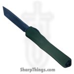 Heretic Knives - H031-6A-GRN - Manticore X - OTF Auto - Magnacut DLC Tanto - 6061 T6 Aluminum - OD Green