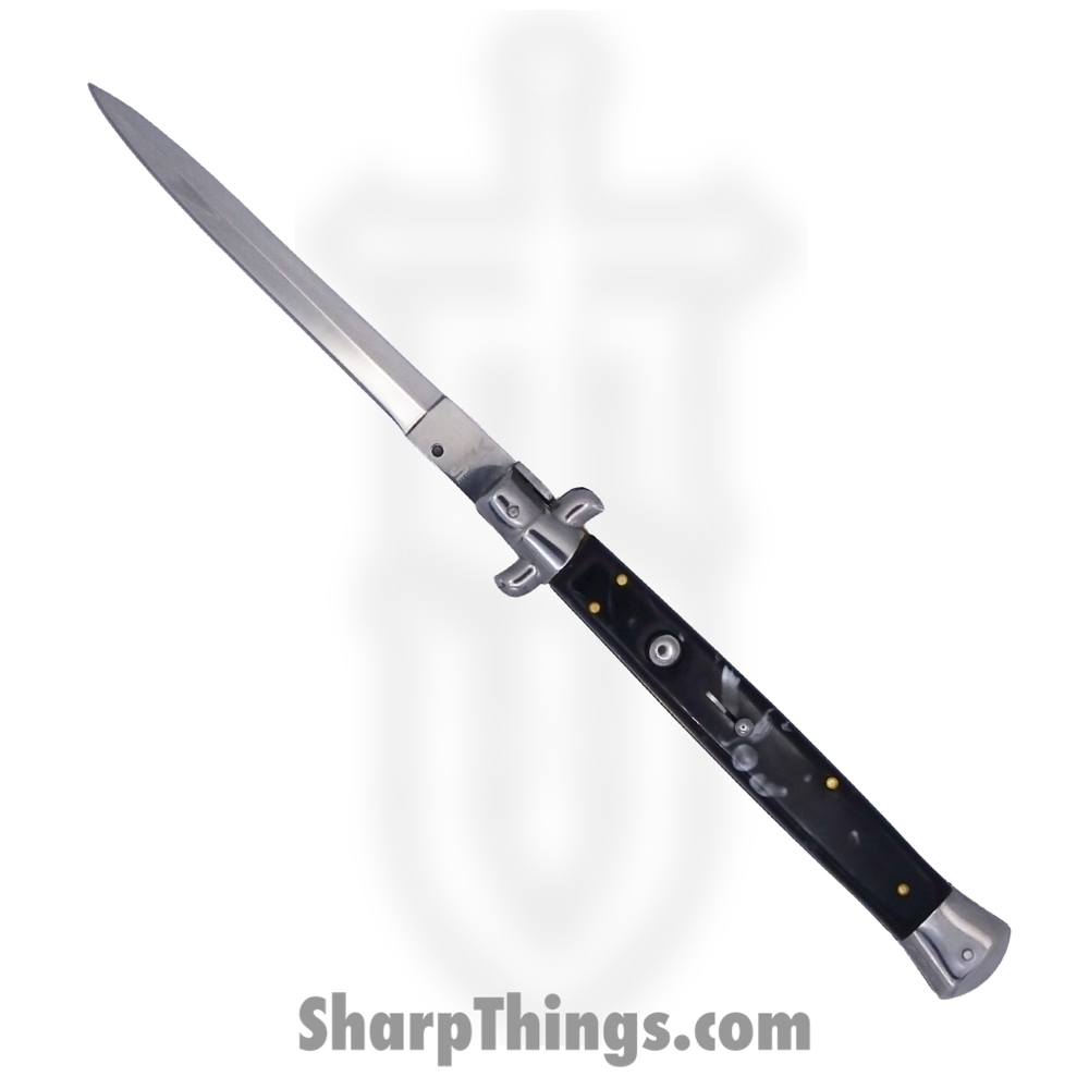 d56bfcbb-14cf-401c-a8e2-973edb19692f_sbbol13bh_1.jpg Steel River Knives - sbbol13bh - Groso 13in Stilleto - 440c Satin Bayonet - Synthetic - Black - Image 1